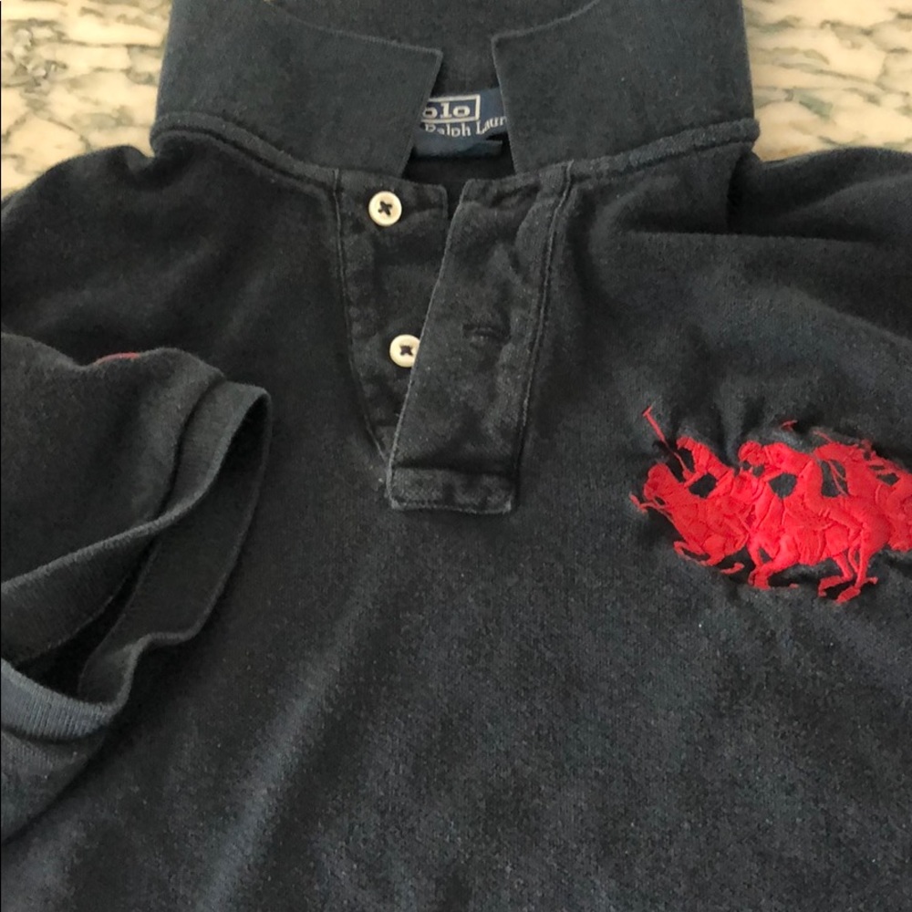 Polo Ralph Lauren black men’s polo shirt
